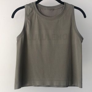 Lululemon Swiftly Breathe Crop Tank